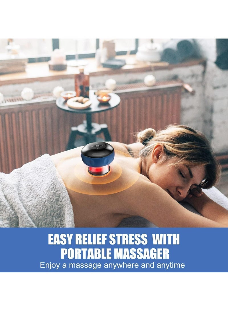 General Electric Cupping Therapy Massager, Smart Cupping Therapy Machine, Cellulite Remover Massager with 12 Levels Suction and Heat Adjustable, Dynamic Cupping Set with One Click Pressure Relief  - Image 4