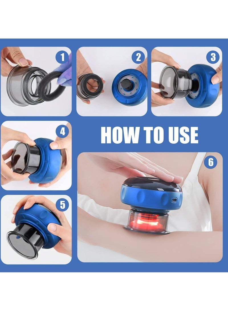 General Electric Cupping Therapy Massager, Smart Cupping Therapy Machine, Cellulite Remover Massager with 12 Levels Suction and Heat Adjustable, Dynamic Cupping Set with One Click Pressure Relief  - Image 2