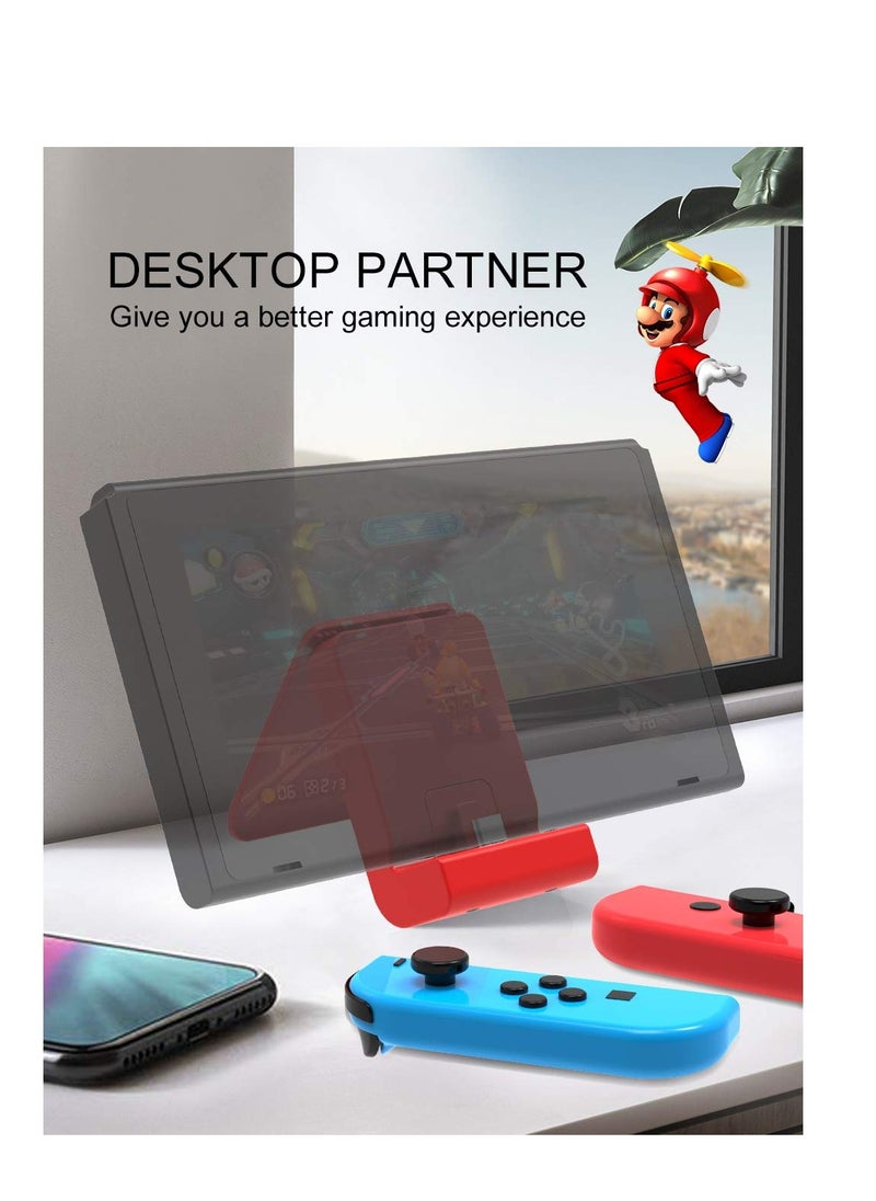 KASTWAVE - Switch Stand for Nintendo, KASTWAVE Charging Dock for Nintendo Switch and Nintendo Switch Lite/OLED, Portable Switch Adjustable Charging Stand for Nintendo with USB Type C Charger Port - Image 1