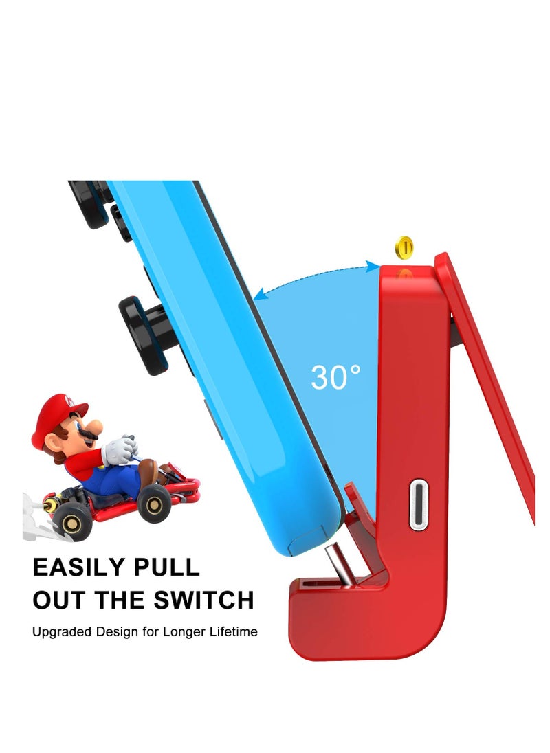 KASTWAVE - Switch Stand for Nintendo, KASTWAVE Charging Dock for Nintendo Switch and Nintendo Switch Lite/OLED, Portable Switch Adjustable Charging Stand for Nintendo with USB Type C Charger Port - Image 1