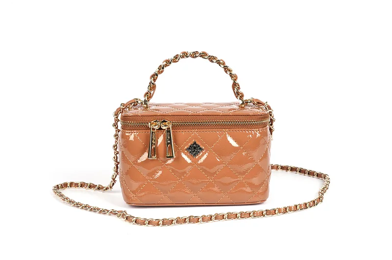 كابلي حقيبة يد من البولي يوريثان بتصميم الكويلتينغ