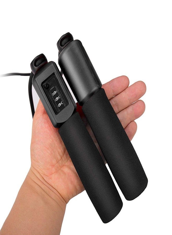 LAFILLETTE Skipping Rope With Jump Counter (Black) - Image 2