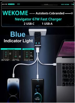 WEKOME 67W Mobile Charger Adapter,30W USB C to Lightning fast chrager,45W Sumsung tablet USB C Charger,Nokia mobile C type charger,iPhone Port Reverse Charging Android Travel Charger,Three-Port Fast Power Adapter Compatible with Huawei,Xiaomi,iPad  - Image 5