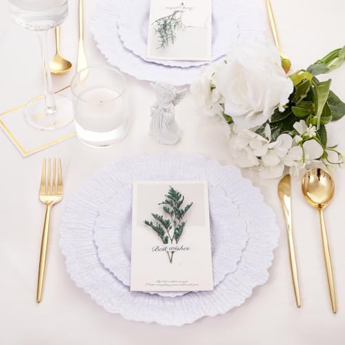 SUT 150PCS Gold Plastic Silverware, Plastic Utensils,Gold Silverware Disposable,Disposable Utensils Heavy Duty,Plastic Cutlery Set,Includes:50 Knives, Forks and Spoons for Party, Birthday,Wedding - Image 4