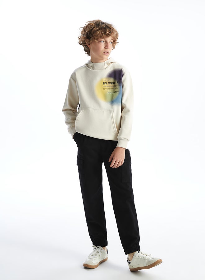 LC WAIKIKI Elasticated Waist Boys' Cargo Jogger Pants - Image 3