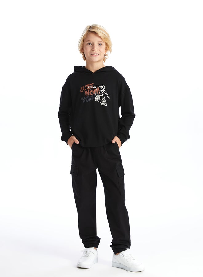 LC WAIKIKI Elasticated Waist Boys' Cargo Jogger Pants - Image 2