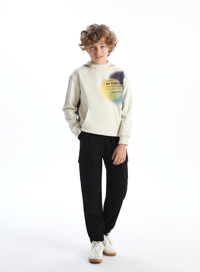 LC WAIKIKI Elasticated Waist Boys' Cargo Jogger Pants - Image 1