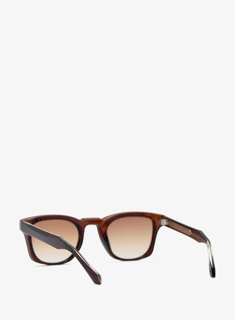 Ella Brown /Gradient Brown Polarized Wayfarer Sunglasses for Women | Best Price UAE
