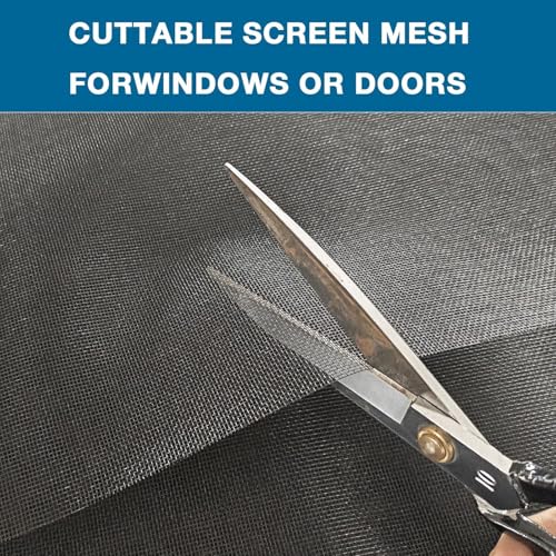 Artlicious 120 GSM Fiberglass Windows Mosquito Net Roll for Balcony Door etc. DIY Cut to Any Size, for Small & Big Windows. Highly Durable and Best in Class Size (Black (4x10ft)) - Image 3