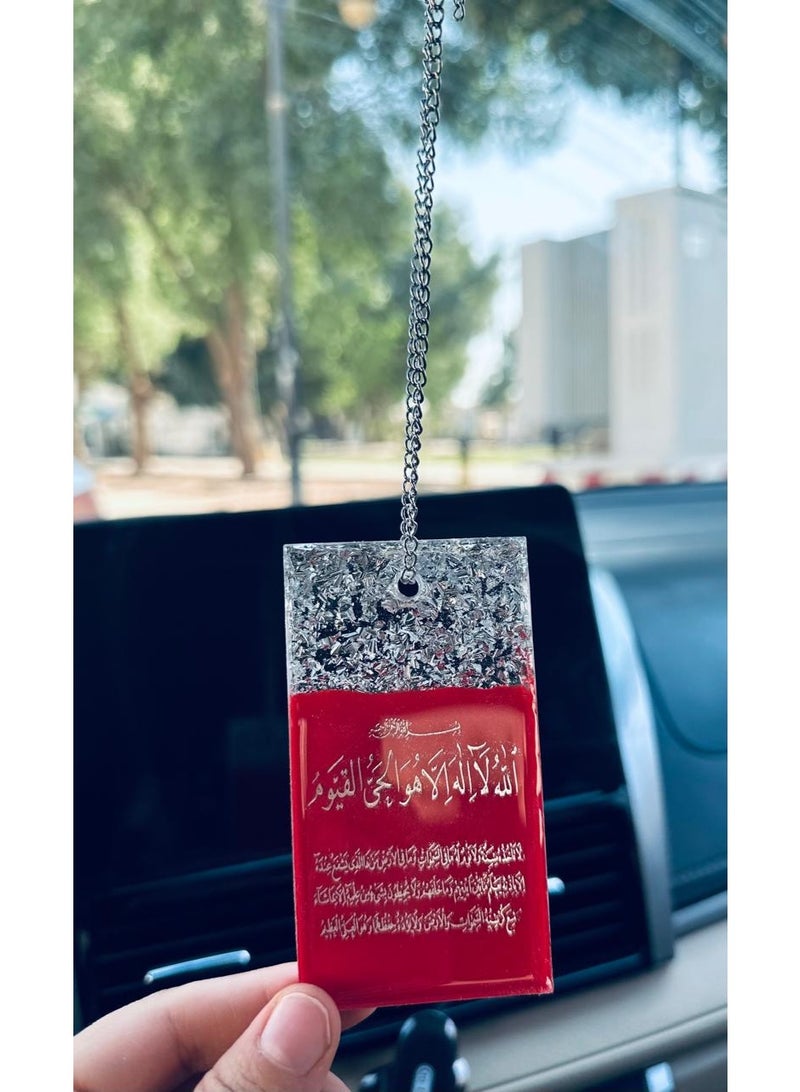 Elegant car hanging ornament crafted from premium resin – a stylish decorative accessory for the car rearview mirror. - Image 1