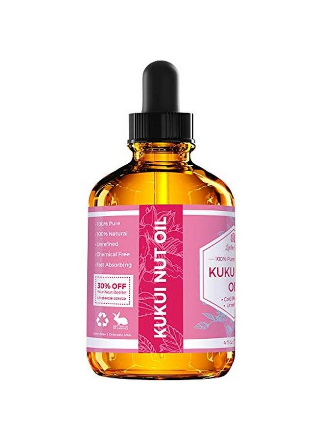 Leven Rose Kukui Nut Oil From Leven Rose 100% Natural Organic (Cold Pressed Unrefined) 4 Oz - Image 4