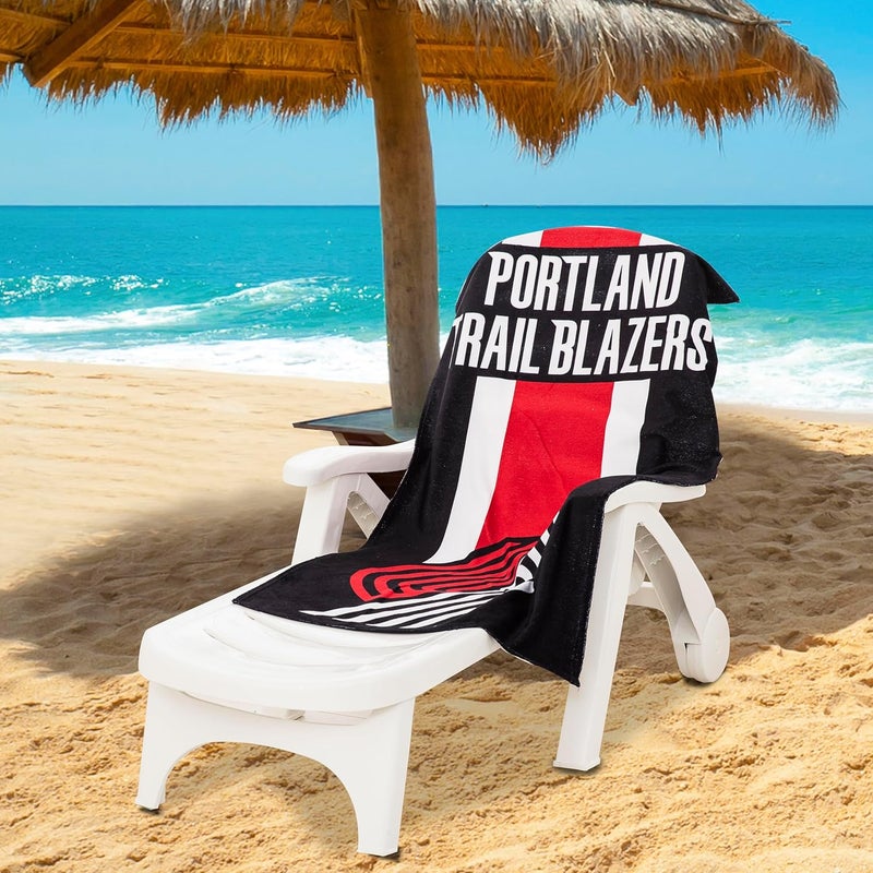 Northwest Officially Licensed NBA "Zone Read" Beach Towel, 30 X 60 Inches, Multi Color - Image 3