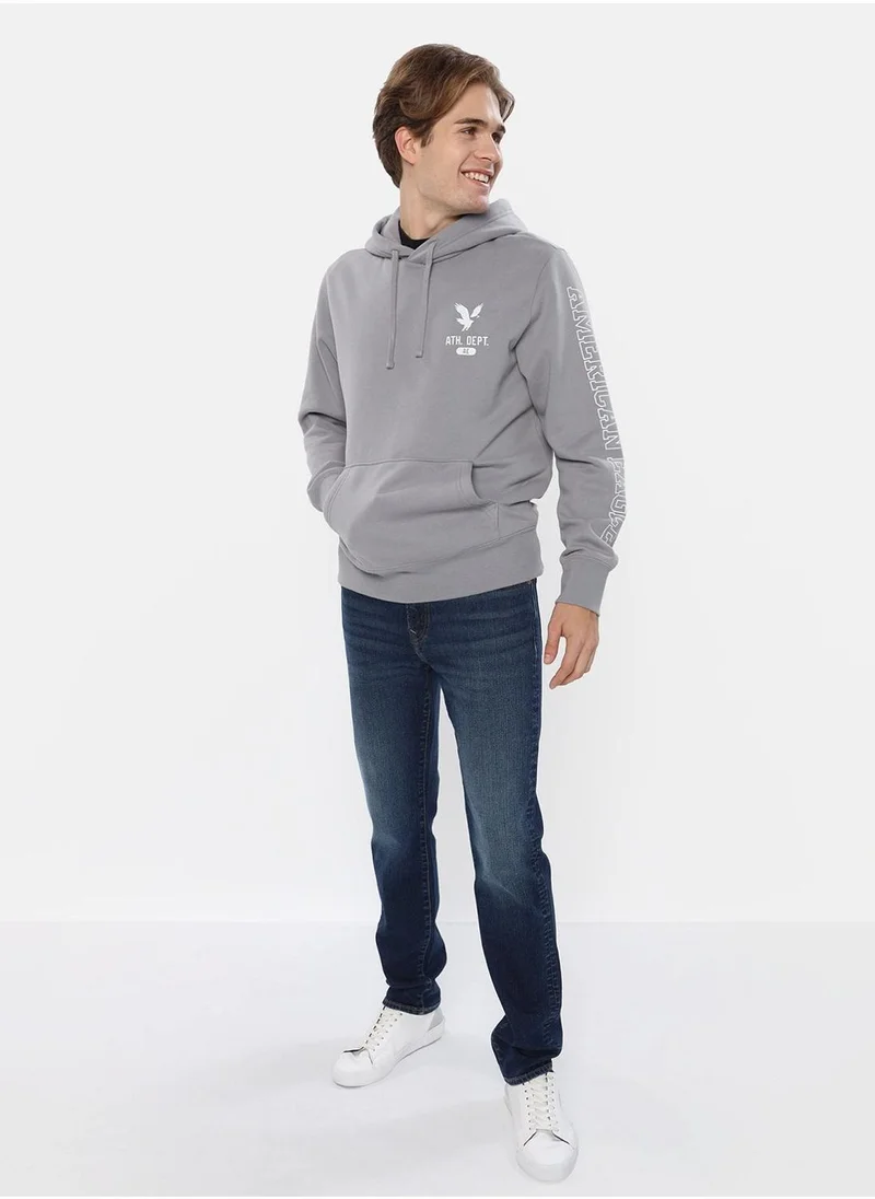 امريكان ايجل Graphic Drawstring Hoodie