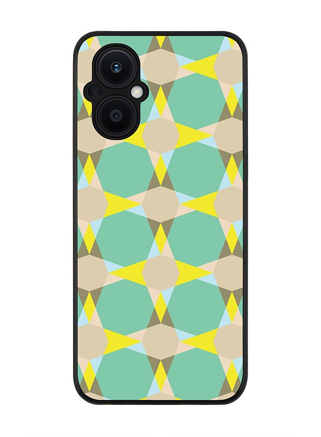 Stylizedd Rugged Black edge case for Oppo Reno7 Z  Slim fit Soft Case Flexible Rubber Edges Anti Drop TPU Gel Thin Cover - Starry Illusions - Image 1