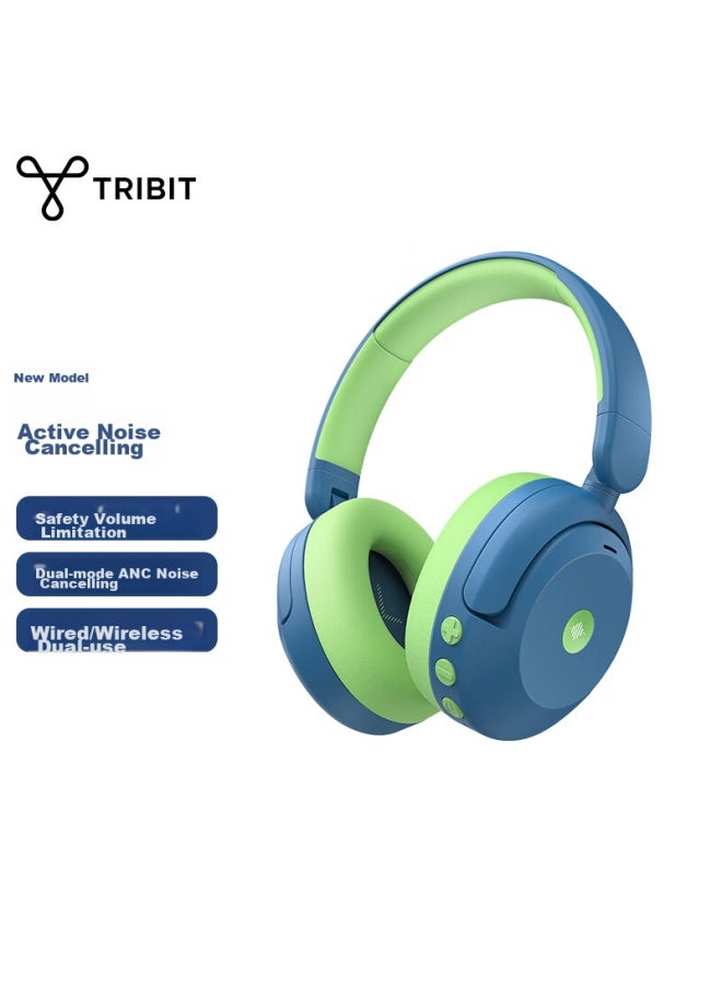 Tribit, Over-ear Noise-cancelling Bluetooth Headphones, Educational Immersive Wireless Headphones Toy, English Class, Music Listening, Learning, Student And Children's Headphones - Image 1