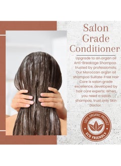 Skin Doctor Argan Oil-Infused Shampoo & Conditioner Pack Anti-Breakage Ultimate Hair Repair Maximum Nourishment No Sulfate No Paraben No Paraffin High content of Antioxidants Essential Fatty Acids & Vitamin E  - Image 5