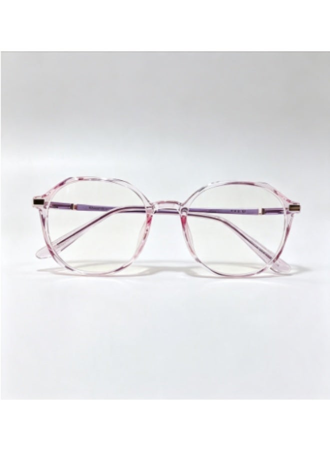 Gecomo Round Fashion Blue Light Blocking Glasses for Computer Gaming, Anti Eye Strain & UV Protection, Unisex - Image 2