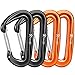 Favofit Favofit Carabiner Clips, 4 Pack, 12KN (2697 lbs) Heavy Duty Caribeaners for Camping, Hiking, Outdoor and Gym etc, Small  - Image 2