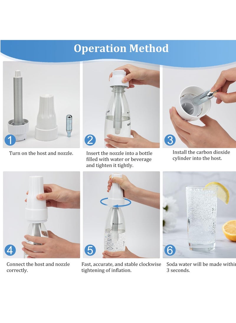 Excefore - Soda Siphon, Sparkling Water Maker Machine, Household Fizzy Drink Maker (CO2 Cylinders Not Included) - Image 1