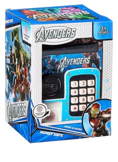 Generic Smart kids' safe with fingerprint and password, automatically dispenses money with music and lights, featuring a cute design and cartoon characters.  - Image 4