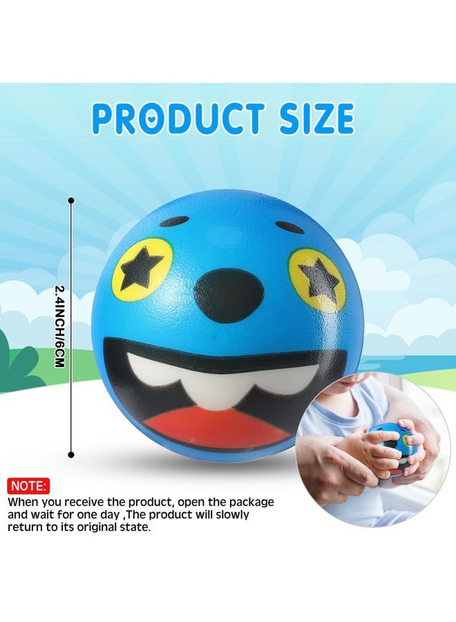 Yunsailing 108 Pcs Mini Stress Balls 2.4 Inch Sensory Fidget Balls Treasure Box Prizes Soft Assorted Stress Toys for Stress Relief Hand Wrist Finger Exercise Adults and Teens Party Favor Classroom (Cute) - Image 2