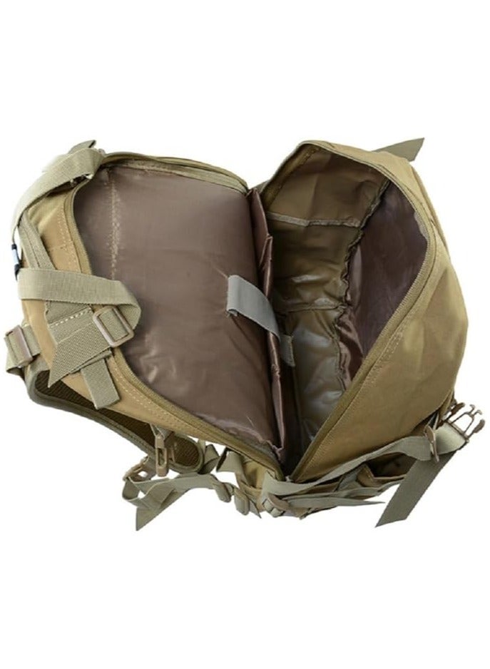 Green Tiger Camouflage Tactical Backpack Mountain Climbing Backpack Canvas Backpack Hiking Backpack Military Tactical Backpack Waterproof Rucksacks for Outdoor Hiking Camping (green) - Image 2