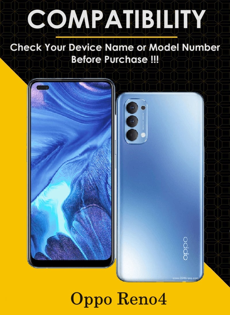 AINA 2 Pieces Tempered Glass Screen Protector 5D Designed For Oppo Reno4 Full Glue Edge to Edge Full Screen Coverage And Bubble Free - Image 3