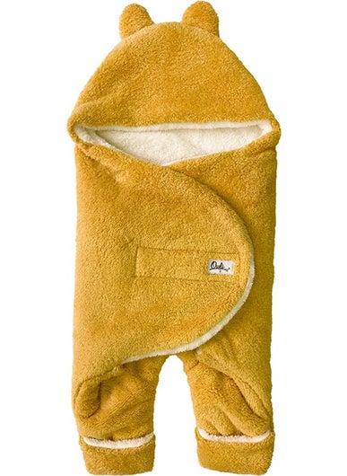 Owli Baby Winter Outer Swaddle Blanket 0-6 Months Mustard  - Image 1
