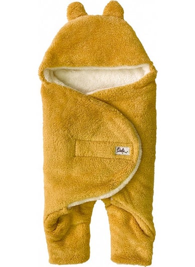 Owli Baby Winter Outer Swaddle Blanket 0-6 Months Mustard  - Image 2