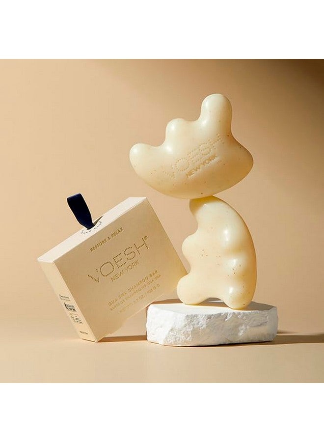 Voesh Gua Sha Shampoo Bar - Biotin, Vegan Probiotics, Rosemary Oil & Apricot Seed Powder - Cruelty Free, Clean Ingredients & Organic Extracts - (3.7Oz Bar) - Image 2