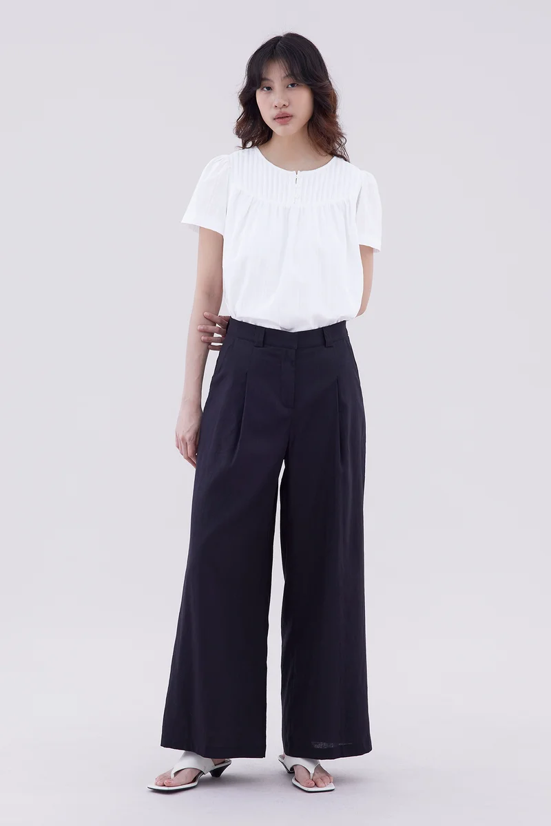 ذا اديتورز ماركت Frenky Wide-Leg Pants