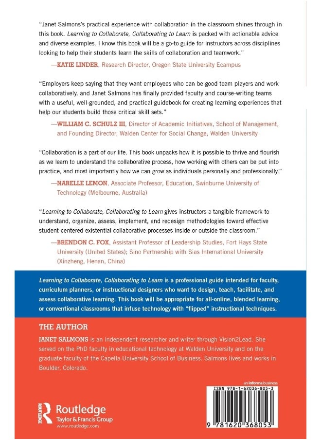 Routledge Learning to Collaborate, Collaborating to Learn: Engaging Students in the Classroom and Online  - Image 2