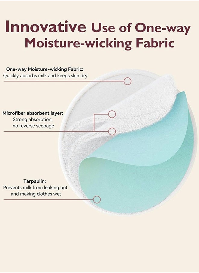Momcozy - Pack Of 6 Reusable 4 - Layer Washable Nursing Pads With Wet And Dry Separation Bag And Wash Bag - Image 1