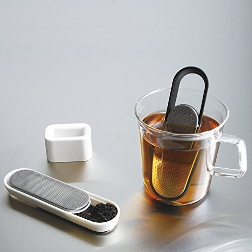 KINTO 27326 LOOP Tea Strainer, White, Gift - Image 2