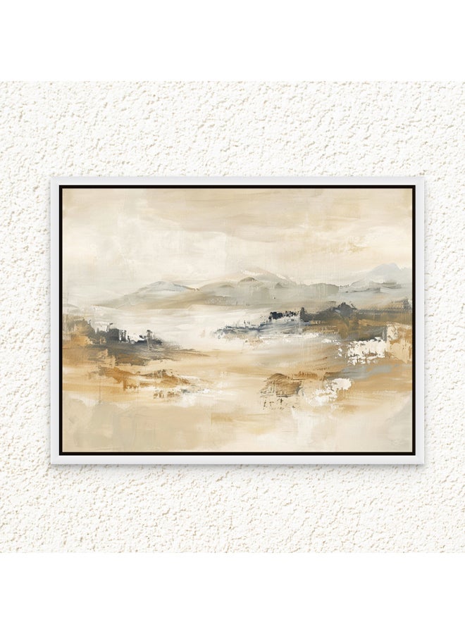 آرت دیکور  فن ديكور مؤطر قماش جدار الفن من اللوحة الجبلية مجردة المناظر الطبيعية ظلال محايدة طباعة جدار ديكور للمنزل مكتب غرفة المعيشة غرفة نوم الهدايا - Image 1