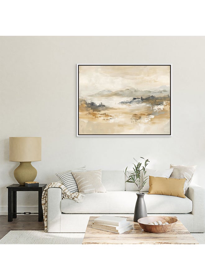 آرت دیکور  فن ديكور مؤطر قماش جدار الفن من اللوحة الجبلية مجردة المناظر الطبيعية ظلال محايدة طباعة جدار ديكور للمنزل مكتب غرفة المعيشة غرفة نوم الهدايا - Image 2