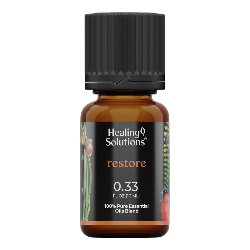 Healing Solutions Restore Blend Essential Oil 033 Fluid Ounces - Image 3