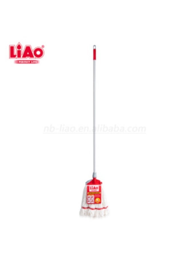LIAO A130059 Cotton Water Mop – Highly Absorbent Floor Mop with 128 cm Metal Handle for Home, Kitchen & Bathroom Cleaning - Image 2