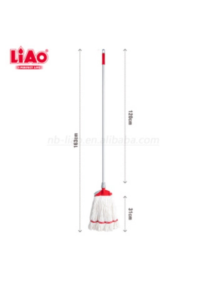 LIAO A130059 Cotton Water Mop – Highly Absorbent Floor Mop with 128 cm Metal Handle for Home, Kitchen & Bathroom Cleaning - Image 5