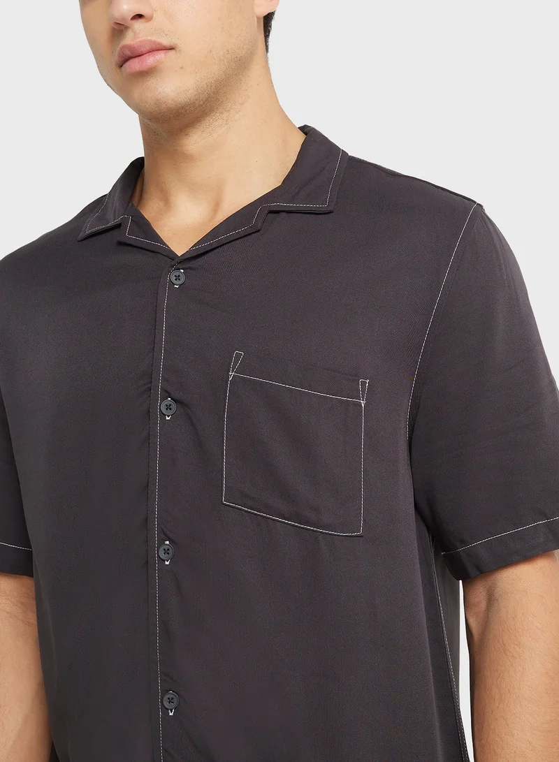 Cotton On  RIVIERA SHORT SLEEVE SHIRT for Men | Best Price UAE