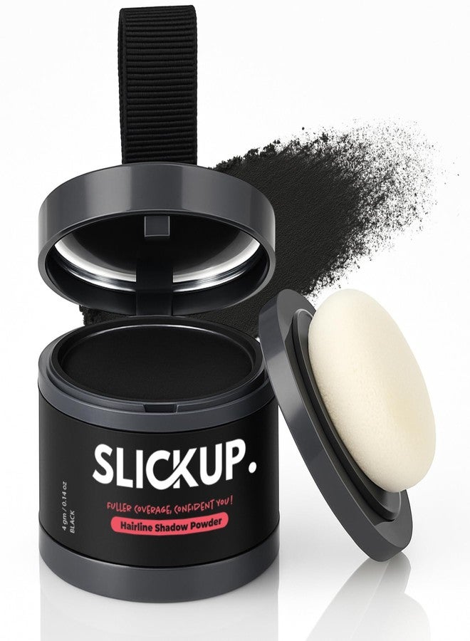 SLICKUP Hairline Shadow Powder for Root Touch Up | Instant Hair Colour Stick for Grey Hair Coverage | Temporary Hair Powder for Thinning Hair, Bald Spots & Hairline | Natural Finish – 4g - Image 1