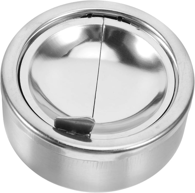 منفضة سجائر سفر مزخرفة للمكتب المنزلي مع غطاء - Image 2