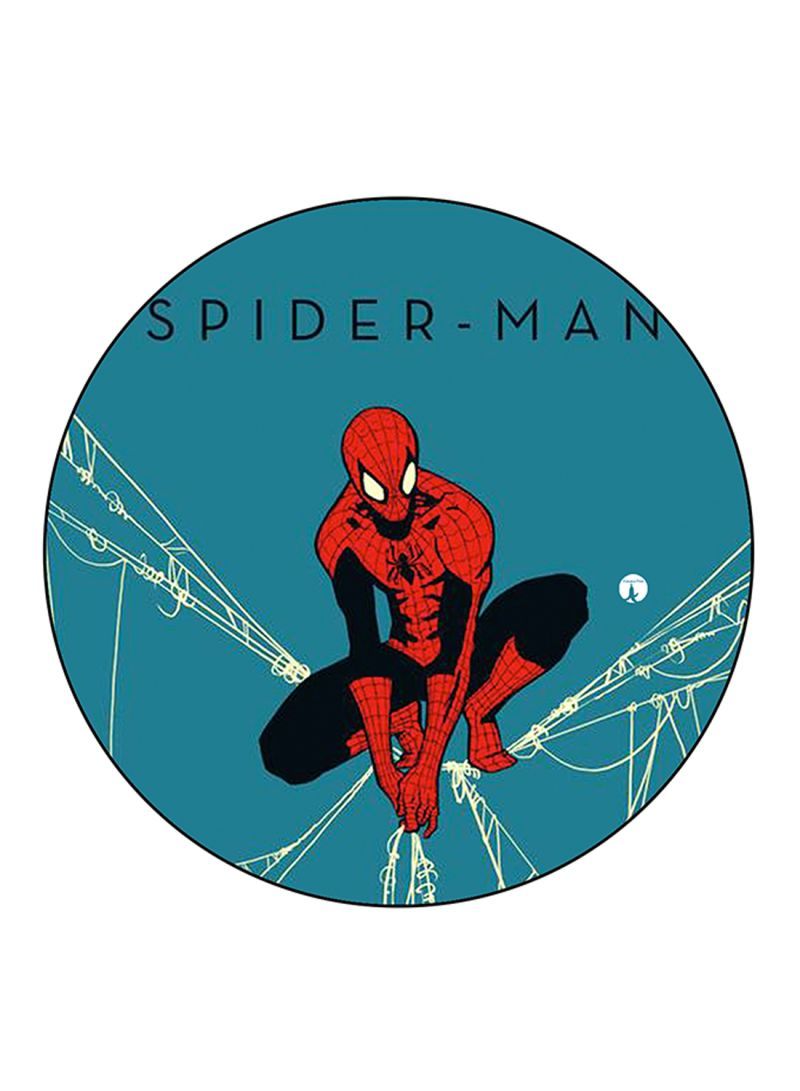RKN Spiderman Printed Round Pin Badge Multicolour - Image 1