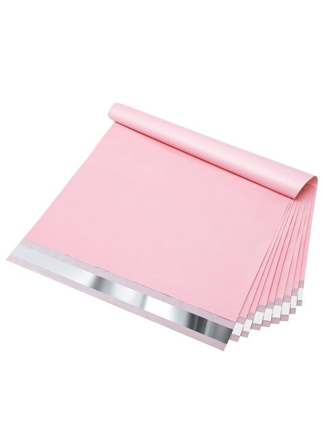 Fuxury 12X15.5" 100Pcs Poly Mailers Bags For Clothing Tshirt Shirt Plastic Mailing Envelopes For Small Business Self Seal Shipping Polybag Bulk Sakura Pink  - Image 2