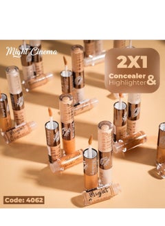 Might Cinema Might Cinema Highlighter + Concealer 2 X 1 - No: 101  - Image 2