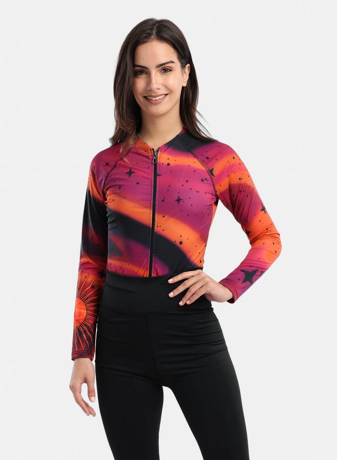 Carina Galaxy Rash Guard Swimsuit  - Image 1