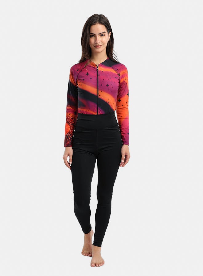 Carina Galaxy Rash Guard Swimsuit  - Image 5