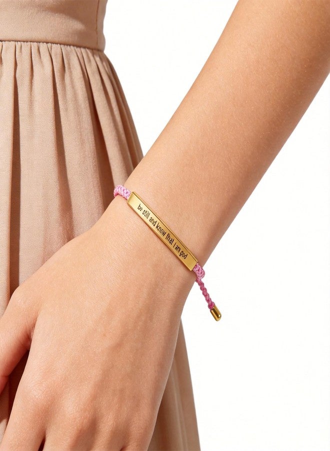 72ore Be Still And Know That I Am God Bracelet Christian Gifts For Women Inspirational Faith Gifts Christian Bracelet - Image 2