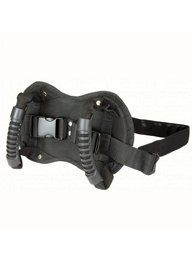 Motorcycle rear seat safety handle ATV handrail passenger safety waist belt and grab rope - Image 3