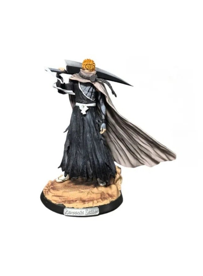 general BLEACH character model desktop decoration Tianluo Cut Moon Kurosaki Ichigo model toy birthday party collection decoration gift for family and friends - Image 1